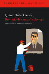 Breviario de campaña electoral - Quinto Tulio Cicerón - Acantilado