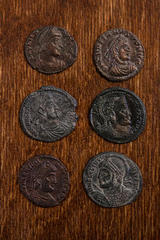 La caída del Imperio Romano -  Anónimo - Monedas