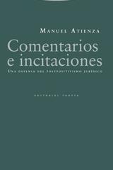 Comentarios e incitaciones - Manuel Atienza - Trotta