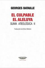 El culpable/El aleluya - Georges Bataille - Cuenco de plata