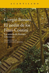 El jardín de los Finzi-Contini - Giorgio Bassani - Acantilado