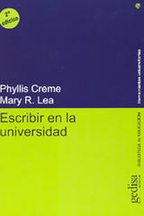 Escribir en la universidad -  AA.VV. - Gedisa