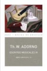 Escritos musicales VI - Theodor W. Adorno - Akal