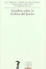 Estudios sobre la "Crítica del Juicio" -  AA.VV. - Machado Libros