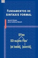 Fundamentos de sintaxis formal -  AA.VV. - Akal