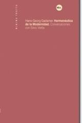 Hermenéutica de la modernidad - Hans-Georg Gadamer - Trotta
