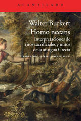 Homo necans - Walter Burkert - Acantilado
