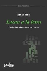 Lacan a la letra - Bruce Fink - Gedisa