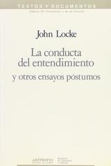 La conducta del entendimiento y otros ensayos póstumos - John Locke - Anthropos