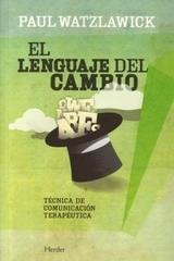El Lenguaje del cambio - Paul Watzlawick - Herder