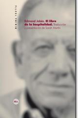 El libro de la hospitalidad - Edmond Jabès - Trotta