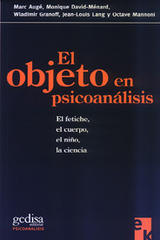 El objeto en psicoanálisis -  AA.VV. - Editorial Gedisa