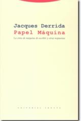 Papel Máquina - Jacques Derrida - Trotta