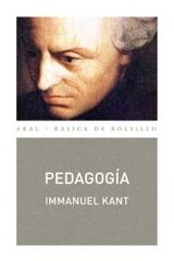 Pedagogía - Immanuel Kant - Akal
