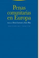 Penas comunitarias en Europa - Elena Larrauri - Trotta