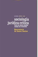Sociología jurídica crítica - Boaventura de Sousa Santos - Trotta