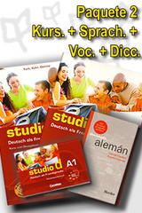 Studio d A1 Paquete 2 - Curso, Ejerc., Voc. Y Dic. -  AA.VV. - Cornelsen