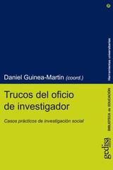 Trucos del oficio de investigador - Daniel Guinea-Martín - Editorial Gedisa