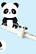Bolígrafo de gel borrable Panda -  AA.VV. - Legami