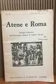 Atene e Roma Rassegna trimestrale dell' Associazione Italiana di Cultura Classica XXVI -  AA.VV. - Otras editoriales