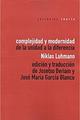 Complejidad y modernidad - Niklas  Luhmann - Trotta