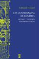 Las Conferencias de Londres - Edmund Husserl - Ediciones Sígueme