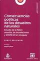 Consecuencias políticas de los desastres naturales - Pablo Brugnoni - Editorial Gorla