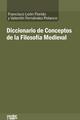 Diccionario de conceptos de filosofía medieval -  AA.VV. - Escolar y mayo