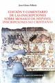 Edición y comentario de las inscripciones sobre mosaico de hispania -  AA.VV. - Otras editoriales
