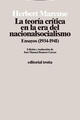 Teoría critica en la era del nacionalsocialismo - Herbert Marcuse - Trotta