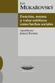 Función, norma y valor estéticos como hechos sociales - Jan Mukařovský - Cuenco de plata
