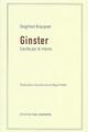 Ginster - Siegfried Kracauer - Editorial Las cuarenta