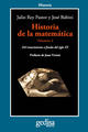 Historia de la matemática Volumen II - Julio Rey Pastor - Gedisa