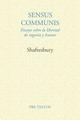 Sensus communis - Anthony Ashley Cooper (3er Conde de Shaftesbury) - Pre-Textos