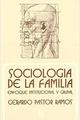 Sociología de la familia - Gerardo Pastor - Ediciones Sígueme