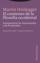 El comienzo de la filosofía occidental - Martin Heidegger - Trotta El comienzo de la filosofía occidental - Martin Heidegger - Trotta