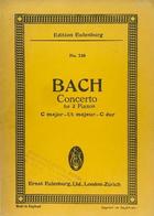 Concerto for 2 pianos C major - Bach - AA.VV. - Otras editoriales Concerto for 2 pianos C major - Bach - AA.VV. - Otras editoriales