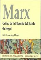 Crítica de la Filosofía del Estado de Hegel - Karl Marx - Biblioteca Nueva