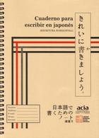 Cuaderno para escribir en Japonés -  AA.VV. - Acia