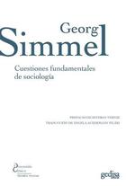 Cuestiones fundamentales de sociología - Georg Simmel - Editorial Gedisa Cuestiones fundamentales de sociología - Georg Simmel - Editorial Gedisa