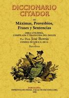 Diccionario citador de máximas, proverbios, frases y sentencias - Don José Borras - Maxtor Diccionario citador de máximas, proverbios, frases y sentencias - Don José Borras - Maxtor