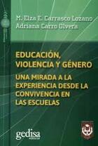 Educación, violencia y género -  AA.VV. - Editorial Gedisa