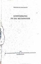 Einfuhrung in Die Metaphysik -  AA.VV. - Otras editoriales