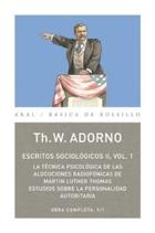 Escritos sociológicos II, 1 - Theodor W. Adorno - Akal