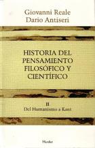 Historia del pensamiento filosófico y científico Tomo II - Giovanni  Reale - Herder