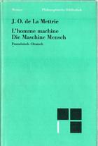L'homme machine - Die Maschine Mensch - J.O. de la Metrie - Otras editoriales