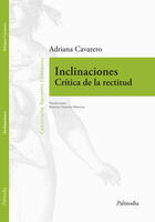 Inclinaciones - Adriana Cavarero - Editorial Palinodia