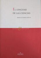 El lenguaje de las ciencias - Bertha Gutiérrez Rodilla - Gredos