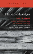 Los ensayos - Michel de Montaigne - Acantilado Los ensayos - Michel de Montaigne - Acantilado