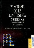 Panorama de la lingüística moderna de la Universidad de Cambridge - II - Frederick J. Newmeyer - Machado Libros